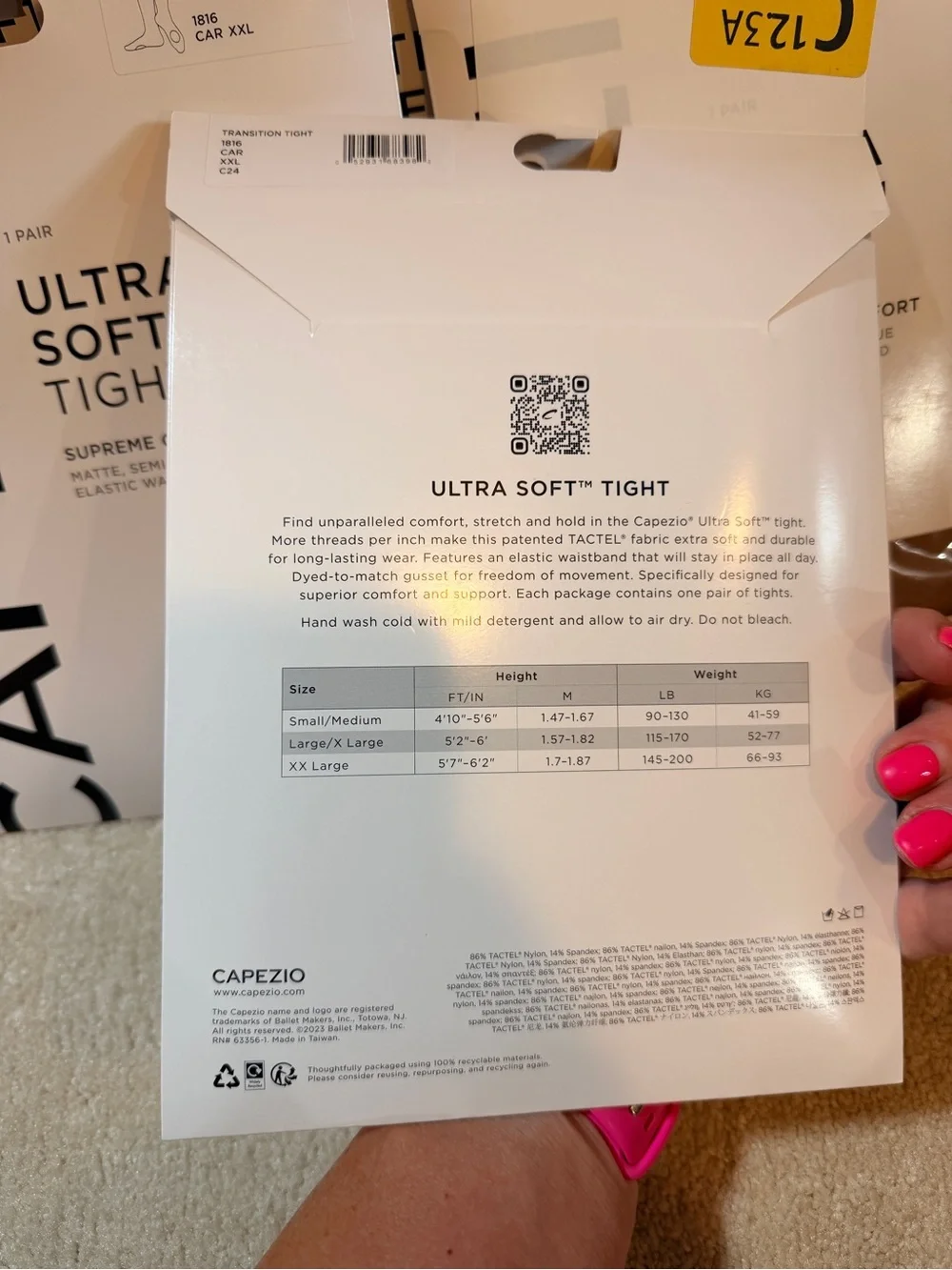 Capezio Ultra Soft Transition Tight